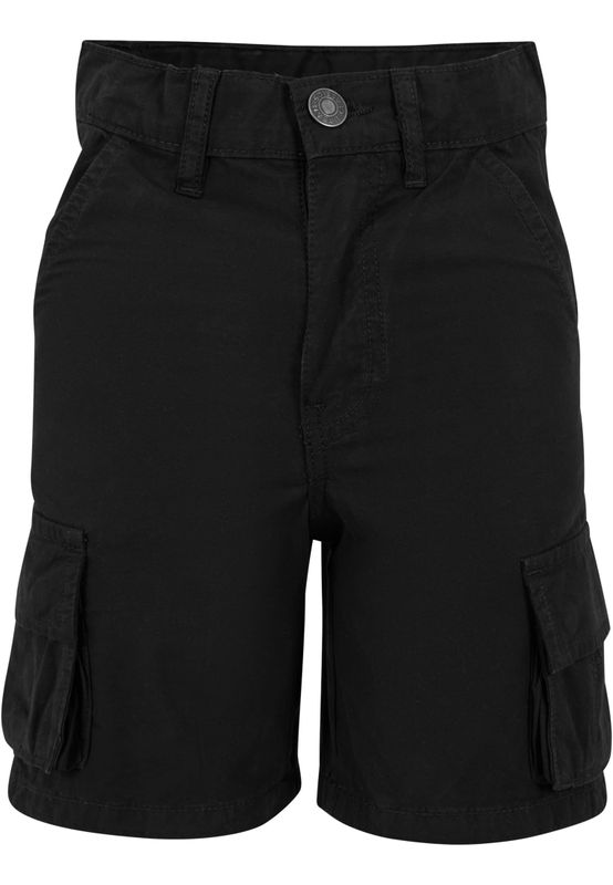Cargoshorts barn i svart bomull – Urban Classics