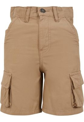 Cargoshorts barn i beige bomull – Urban Classics