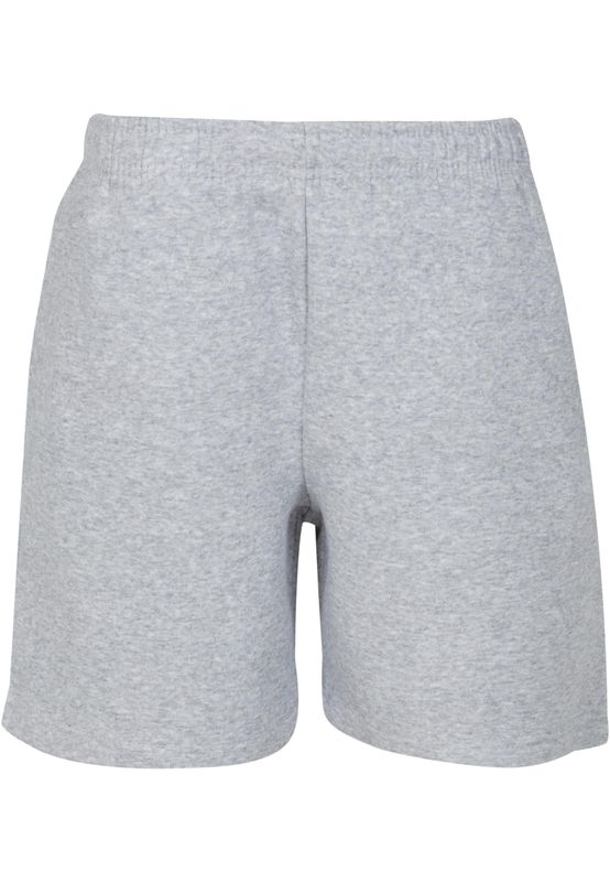 Mjukisshorts barn i ljusgrå melerad bomull – Urban Classics
