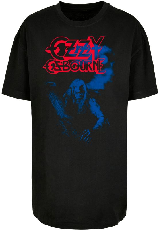 T-shirt med ozzy Osbourne logotyp, Bark at– svart