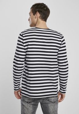 Randig longsleeve herr