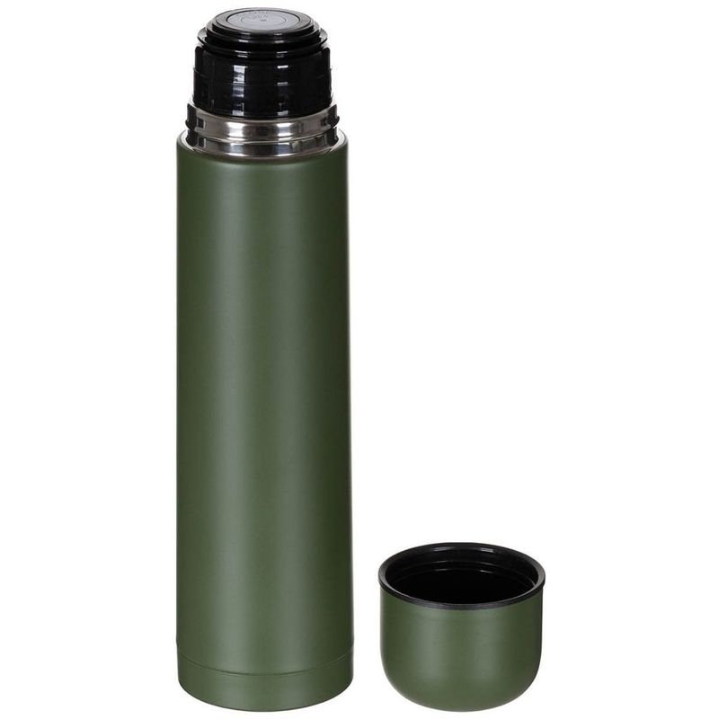 Termokande flaske olivengrøn 1 liter