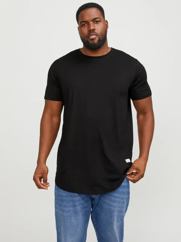 Svart Plus Size T-shirt Jack & Jones