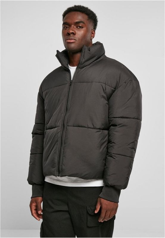 Oversize puffer jacket in short model men
