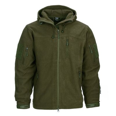 Hexagon fleece jacket