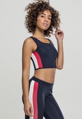 Sport top with zipper ladies