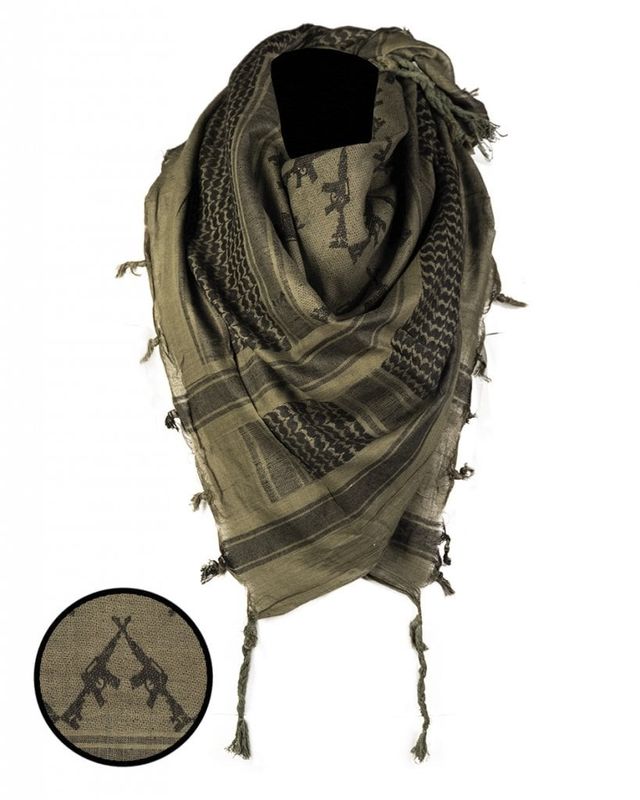 Shemagh olive/black rifle