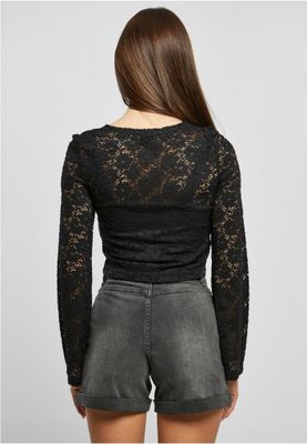 Long Sleeved Cutout Lace - Women