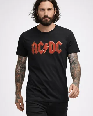 AC/DC Distressed Logo T-Shirt