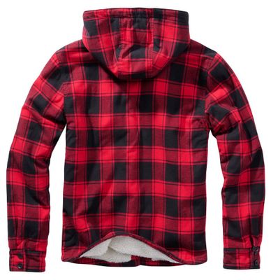 Lumberjacket hooded red/black