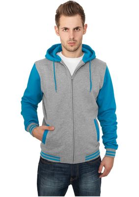 College zipped hoodie