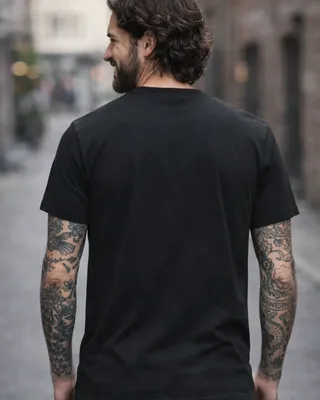 Volbeat God of Angel Trust Blur Photo T-shirt herr i svart