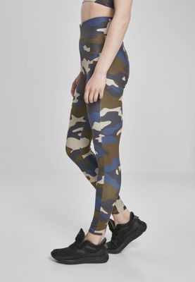 Camo leggings with high waist