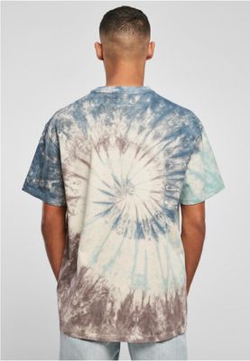 Oversize batikmönstrad T-shirt herr