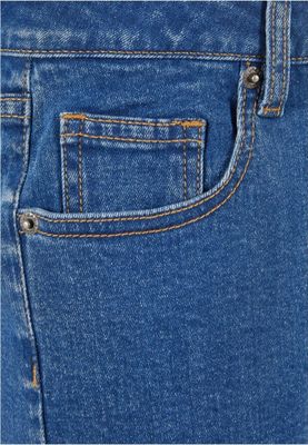 Girls Organic Stretch Denim 5 Pocket Shorts
