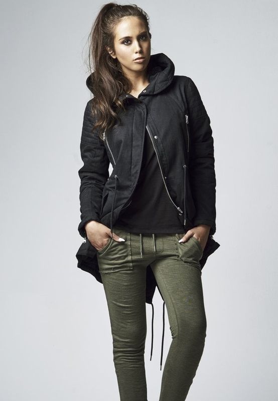 Sherpa lined cotton parka