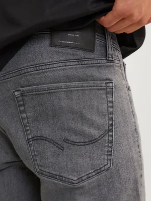 Grå slim fit jeans med stretch - GLENN