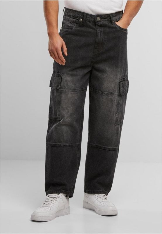 Tapered Heavy Ounce Baggy Cargo Jeans