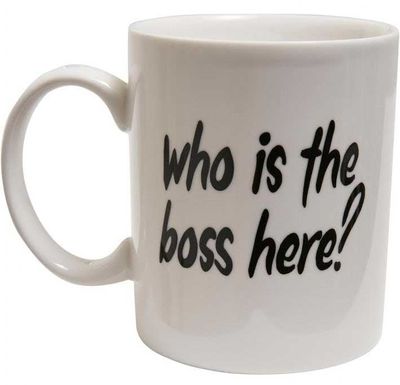 Who is the boss here kaffemugg