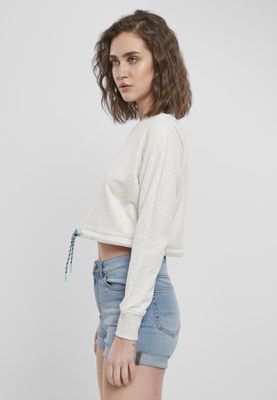 Kort sweatshirt i oversizemodell