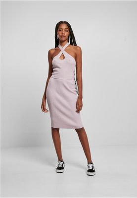 Ladies Rib Knit Midi Skirt