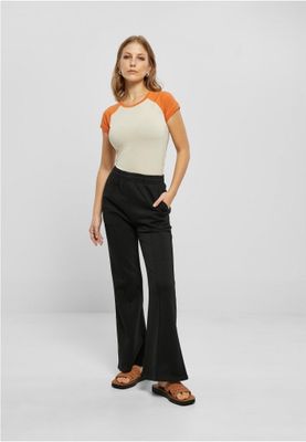 Elegant terry trousers with pleats