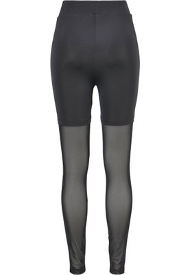 Black short leggings with tights