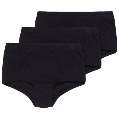 Black panties 3-pack - children