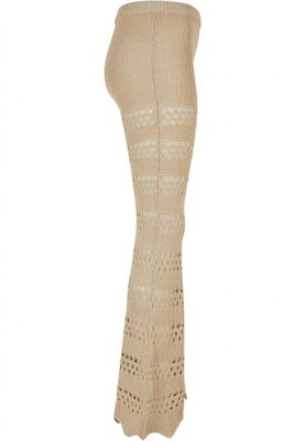 Crocheted flared leggings