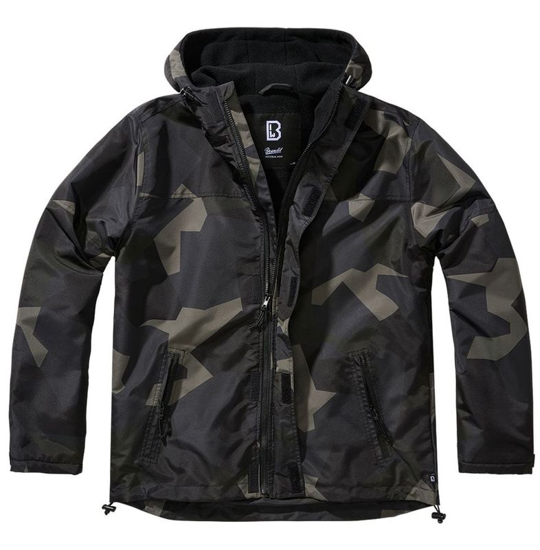 Vindjakke fleeceforet M90 darkcamo