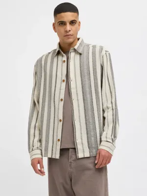 Jacquard Overshirt herr
