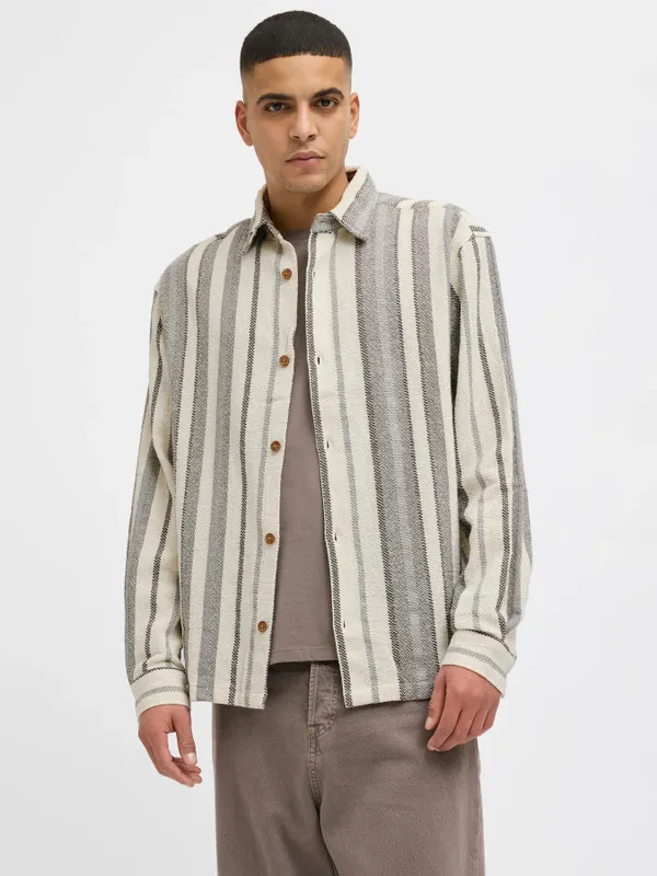 Jacquard Overshirt herr