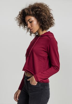 Kort hoodie dam