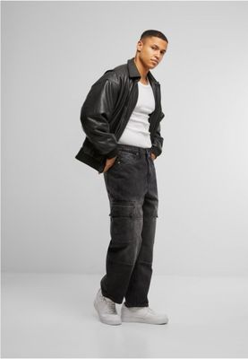 Tapered Heavy Ounce Baggy Cargo Jeans