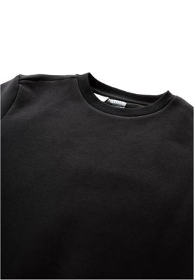 Tröja för barn med fluffy Crewneck – svart