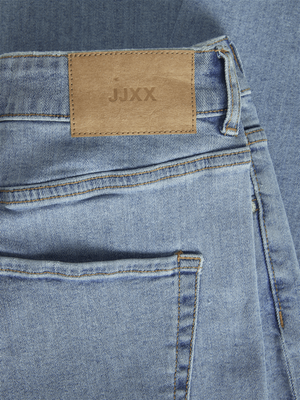 Light blue stonewashed mom jeans