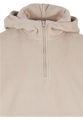 Oversized Polar Fleece Half Zip Hoody