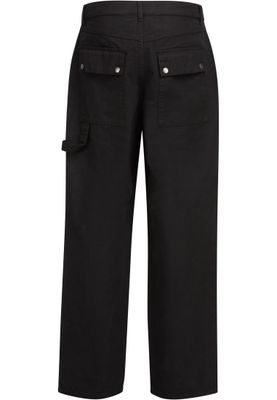 Mens Cotton Carpenter Pants Byxor för herr – svart