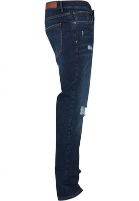 Distressed Strech Denim Pants