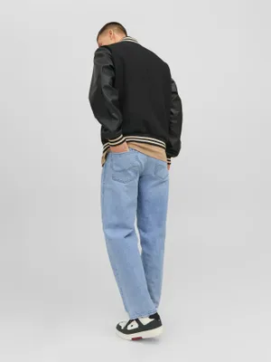 Ljusblå jeans herr loose fit - EDDIE