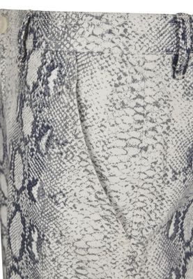 Snake patterned shorts men