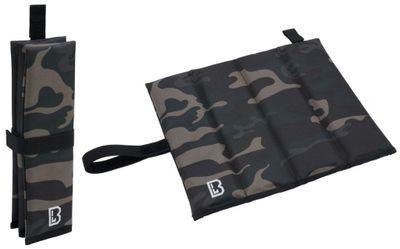 Sædeunderlag med befæstelser og camouflage