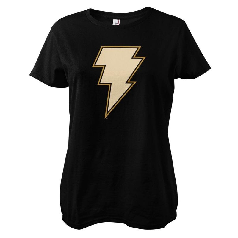Black Agirly - Lightning Logo Girly Tee