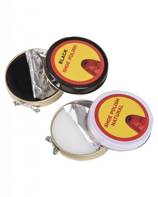 Shoe polish kit with bag