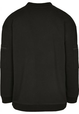 Terry crew oversize sweatshirt