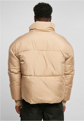 Oversize puffer jacket in short model men