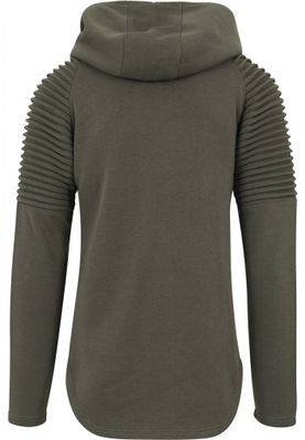 Pleated hoodie