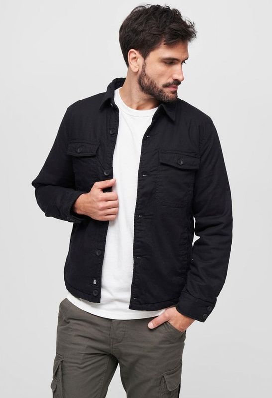 Black shirt jacket men