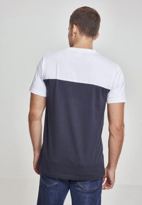 Trefärgad T-shirt med bröstficka