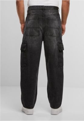 Tapered Heavy Ounce Baggy Cargo Jeans